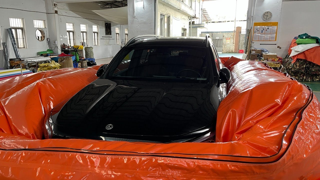 Flood Guard Car Bag: Inflatable Car Cover with Surrounding Air Cushioning