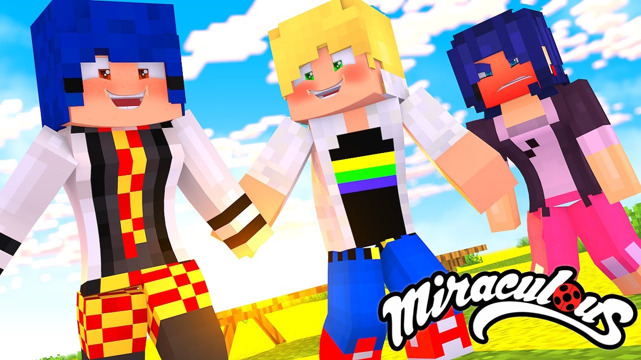 Minecraft: MARINETTE COM CIÚMES DO ADRIEN (Ep.27) - MIRACULOUS AS AVENTURAS DE LADYBUG E CAT NOIR