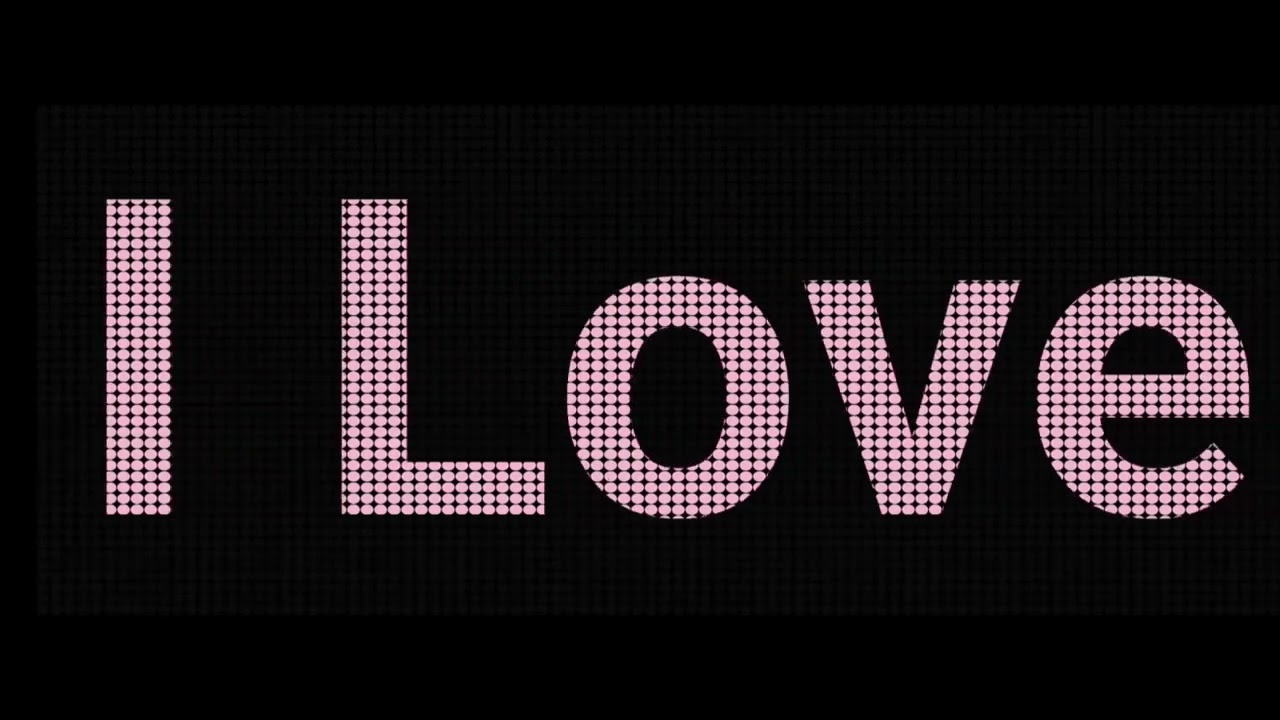 10 min I LOVE U Scrolling Text LED Light Running Banner Screen Display