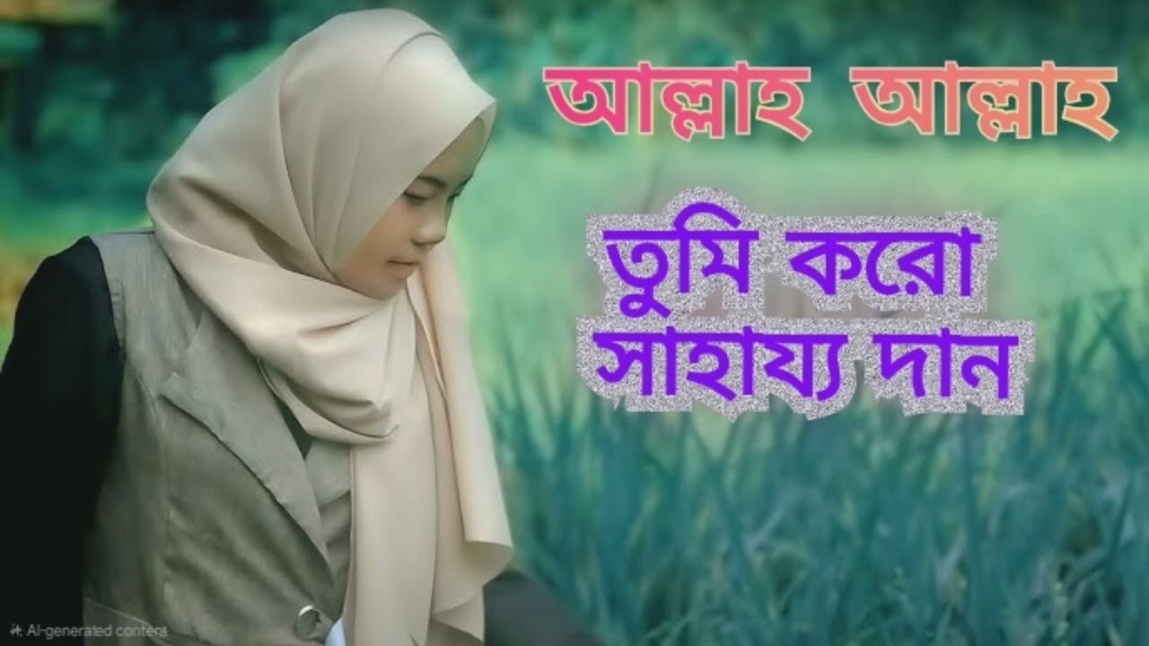 আল্লাহ আল্লাহ, তুমি করো সাহায্য দান allah allah ,nazwa
