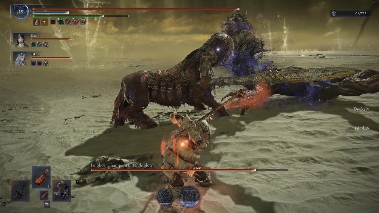 2500 HP Raider + Triple Marias Sword = Insane Depths 5 Fulghor