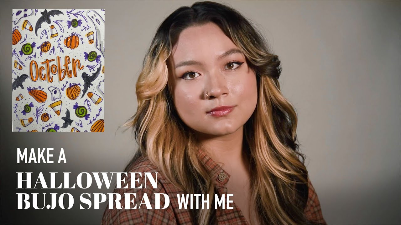 Spooky Halloween Bujo Spread | October Bullet Journal