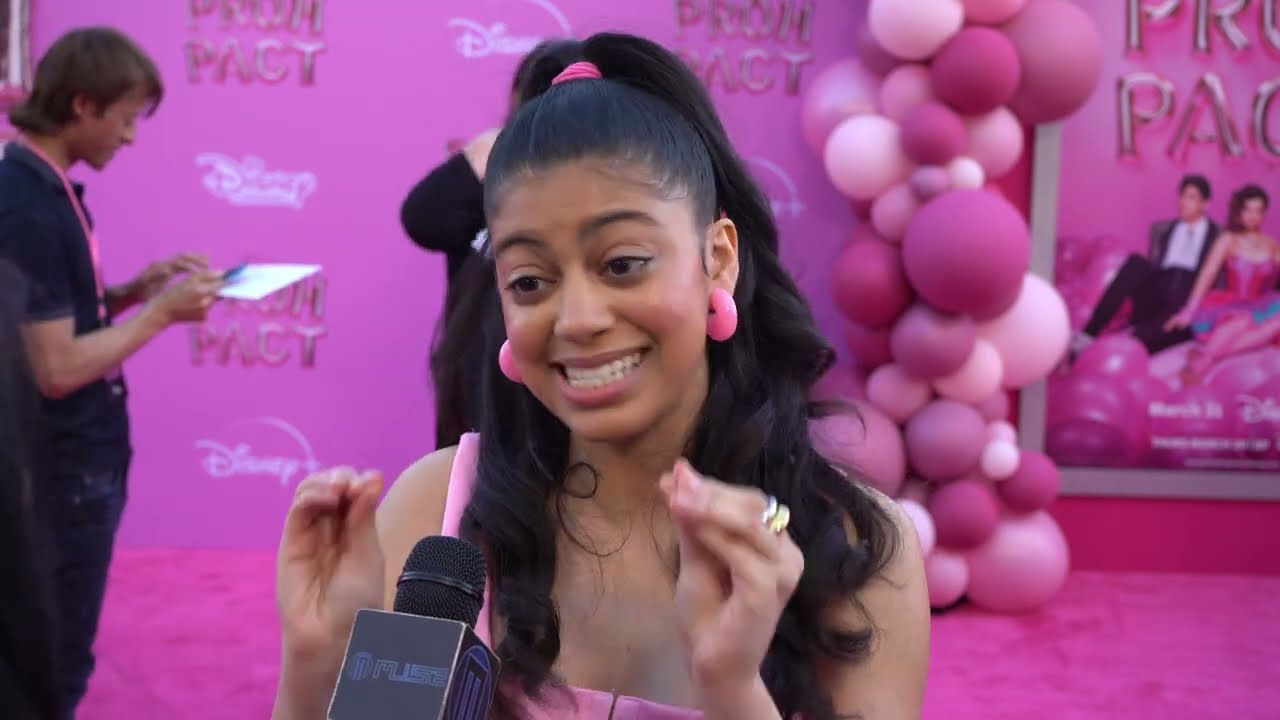 Arica Himmel Talks Disney Prom Pact at Premiere