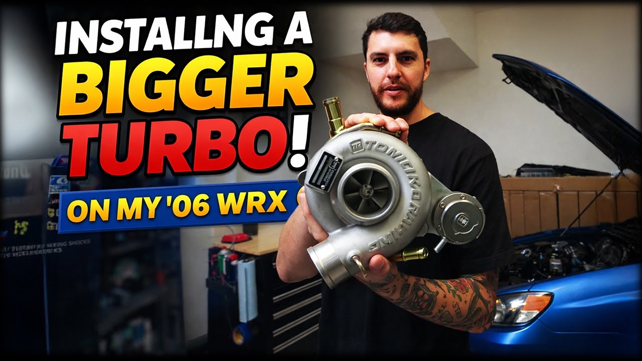 Installing a BIGGER Turbo on My 2006 WRX (Huge Power Upgrade!)
