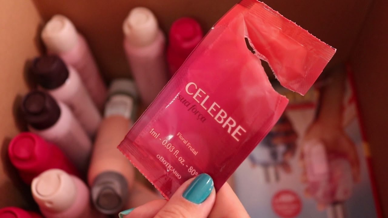 OpenBox O Boticário: 14/2021: Amostra Celebre + Desodorante aerossol + Creme Lily