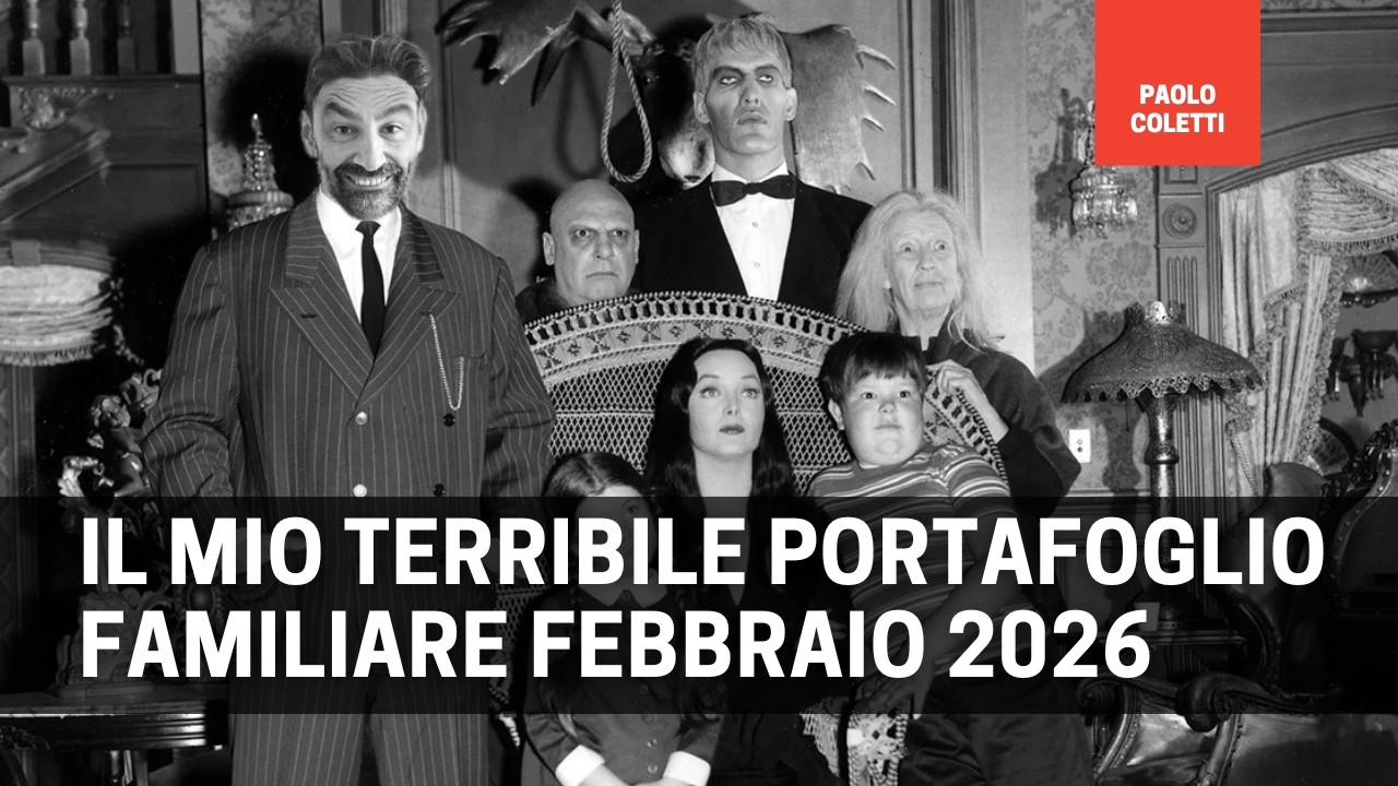 Portafoglio di Paolo Coletti a gennaio 2026