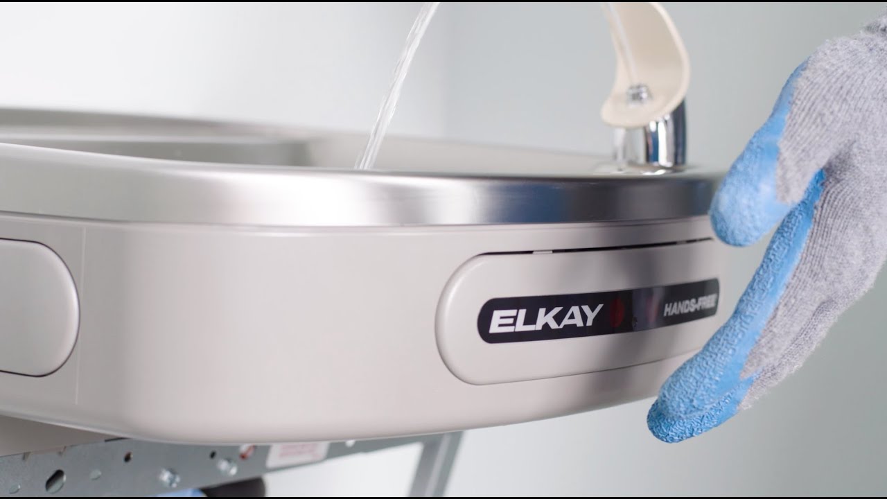 Hands-free Retrofit for Elkay Non-refrigerated Coolers