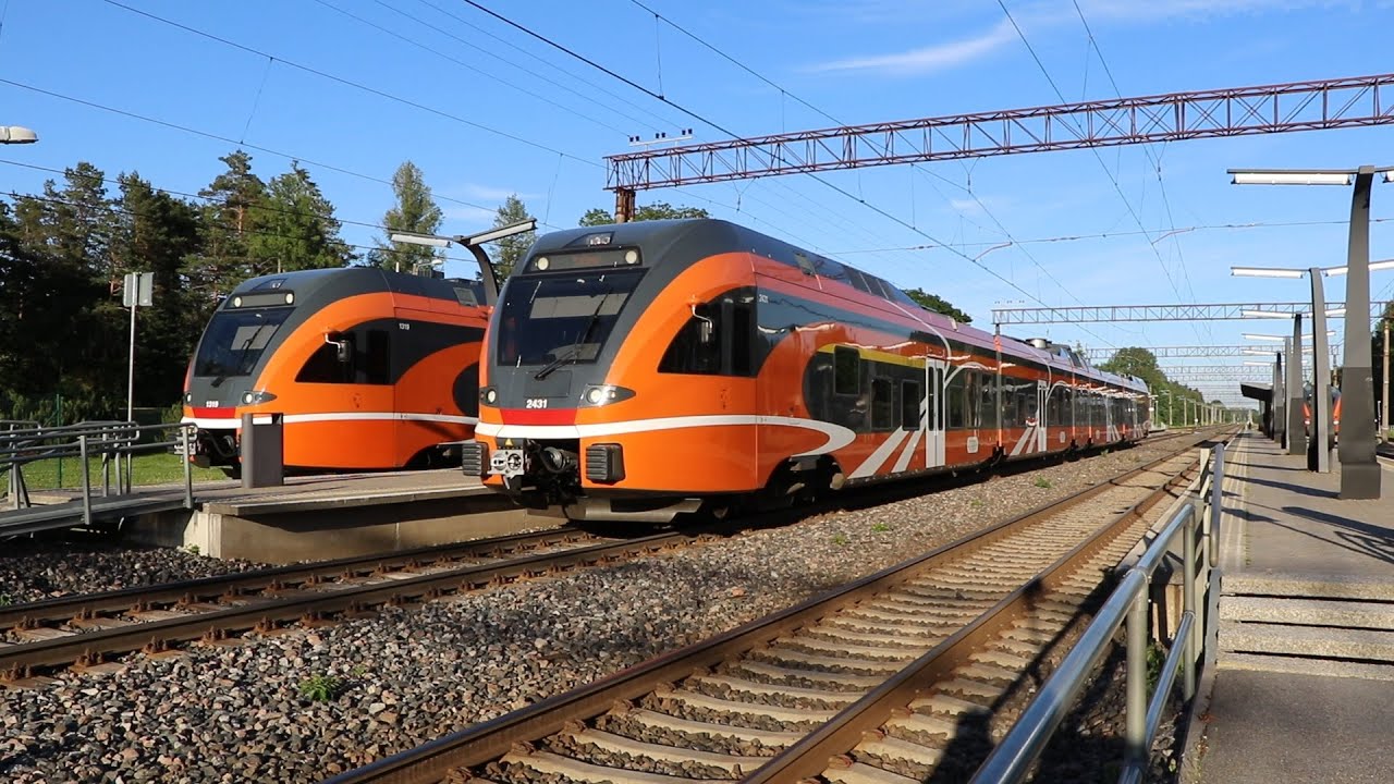 Overnight trainspotting at Aegviidu