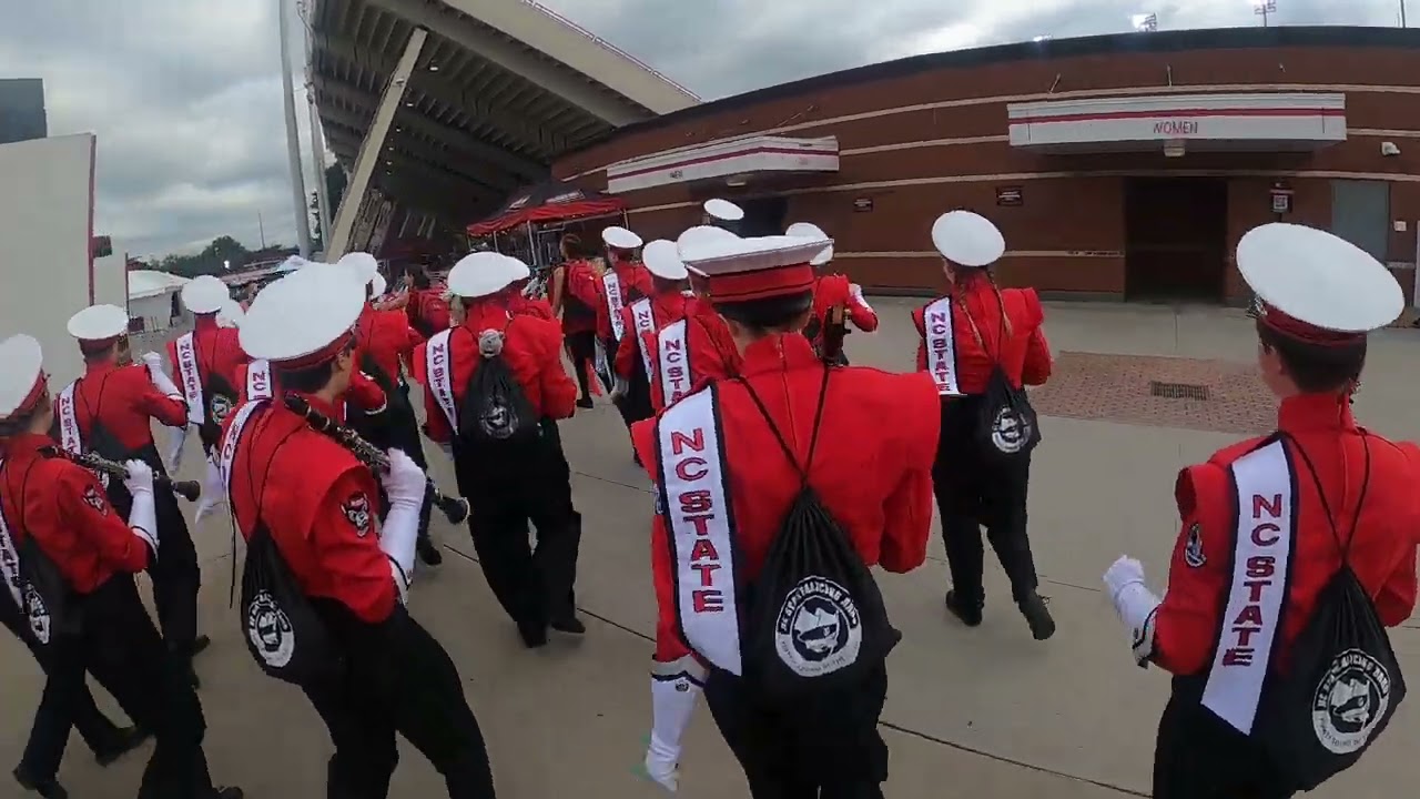 NC State Trooping to Walk of Champions Part 1