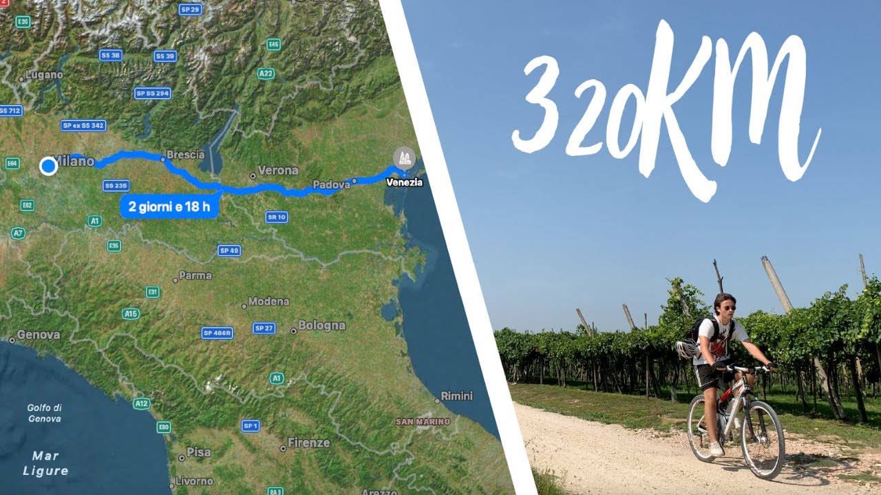 DA MILANO A VENEZIA IN BICI senza allenamento