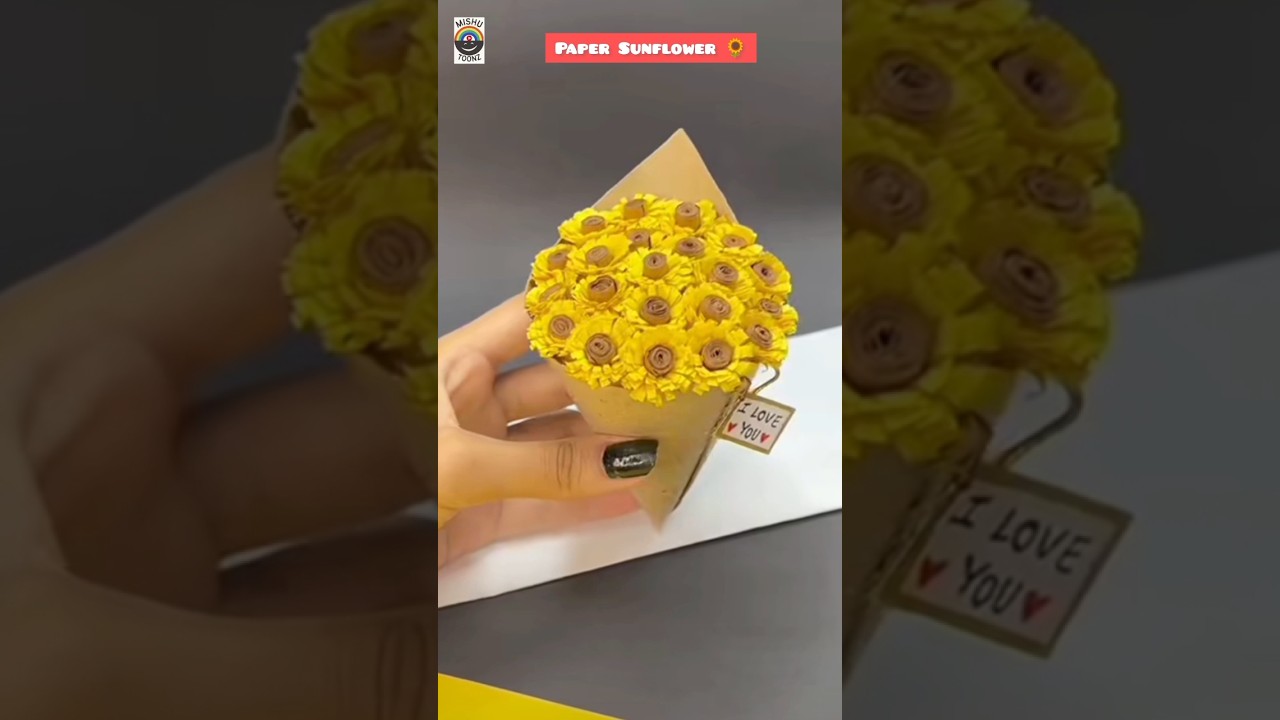 Paper Sunflower bouquet 💐  