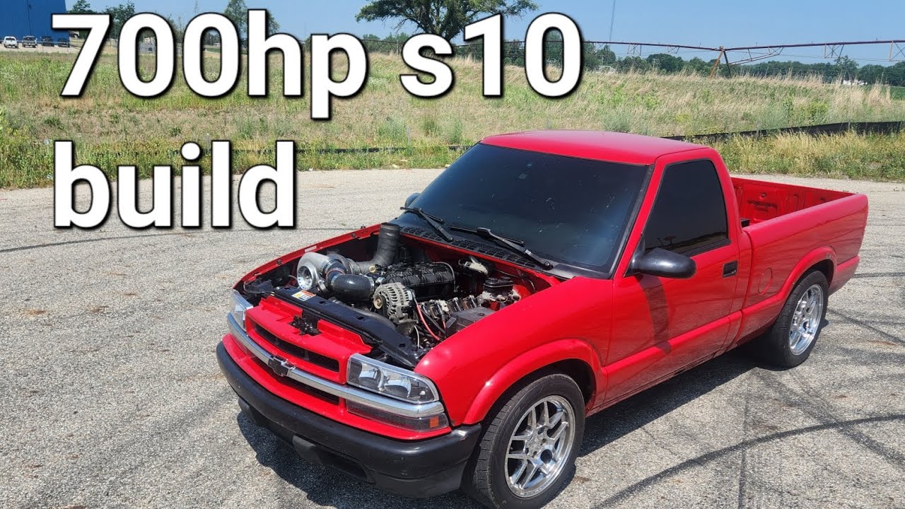 Прогуливаюсь по своему S10 с турбированным двигателем 6.0 LS.