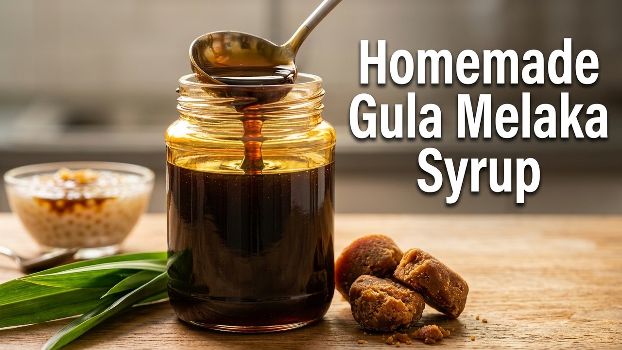 How to make Gula Melaka (Palm Sugar) syrup