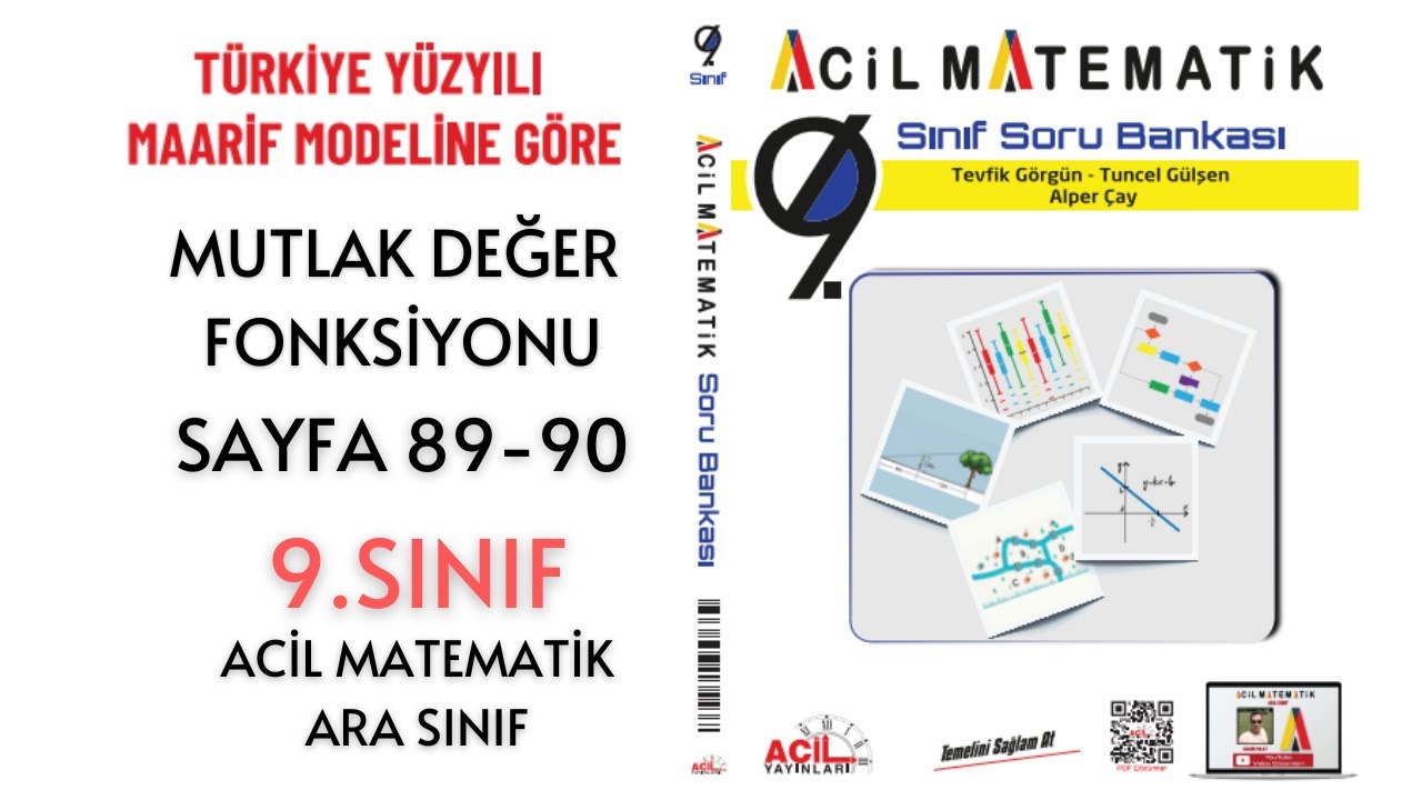 9.Sınıf Soru Bankası Mutlak Değer Fonksiyonu (Sayfa 89-90)
