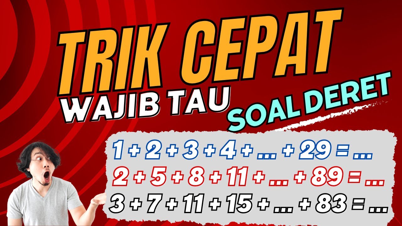 TRIK CEPAT SOAL DERET TIU SKD CPNS 2024