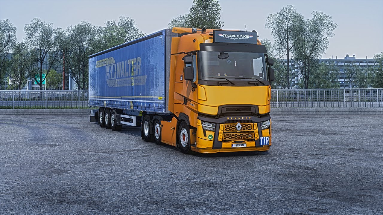 ETS2 1.57 Realistic Driving | Ultimate Renault Range T Evo Experience - Promods | Steering Wheel
