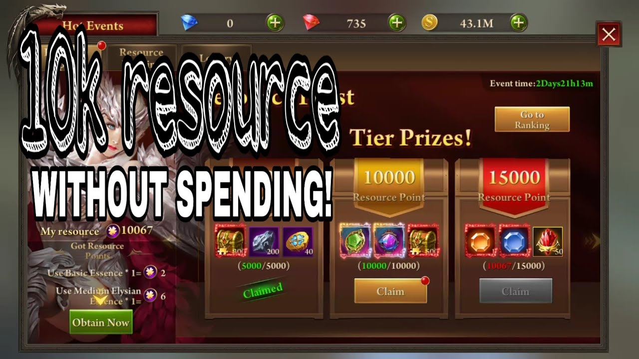 Era of Celestials : How to get mythic stones and equipment without spending anything!