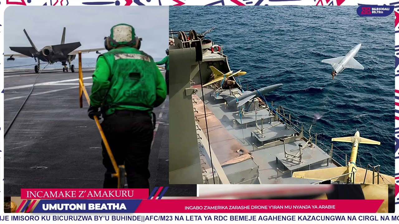 AMAKURU AGEZWEHO: INGABO Z’AMERIKA ZARASHE DRONE Y’IRAN MU NYANJA YA ARABIE