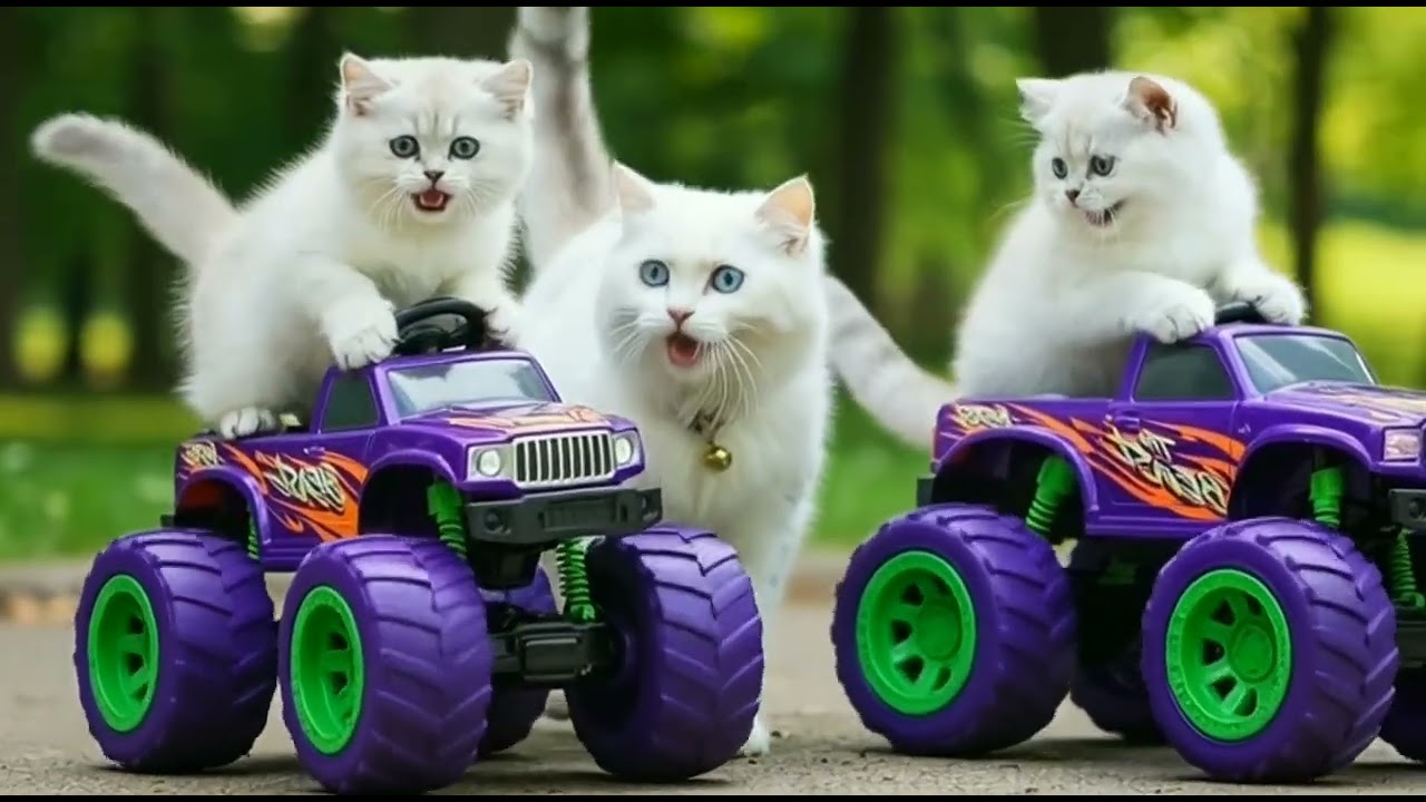 Cute Mama Cat Taking Care of Her Babies 😻