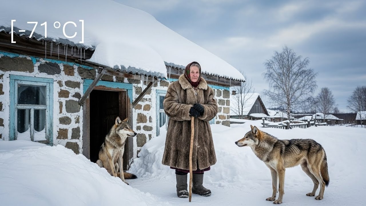 Surviving –71°C: A 90-Year-Old Woman Faces Wolves in the World’s Coldest Winter