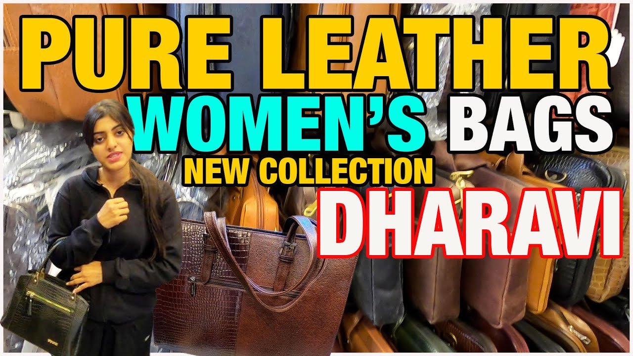 धारावी- Dharavi Leather Market, Pure Leather Women's  Bags | Handbags, Tote Bags, Leather Purse