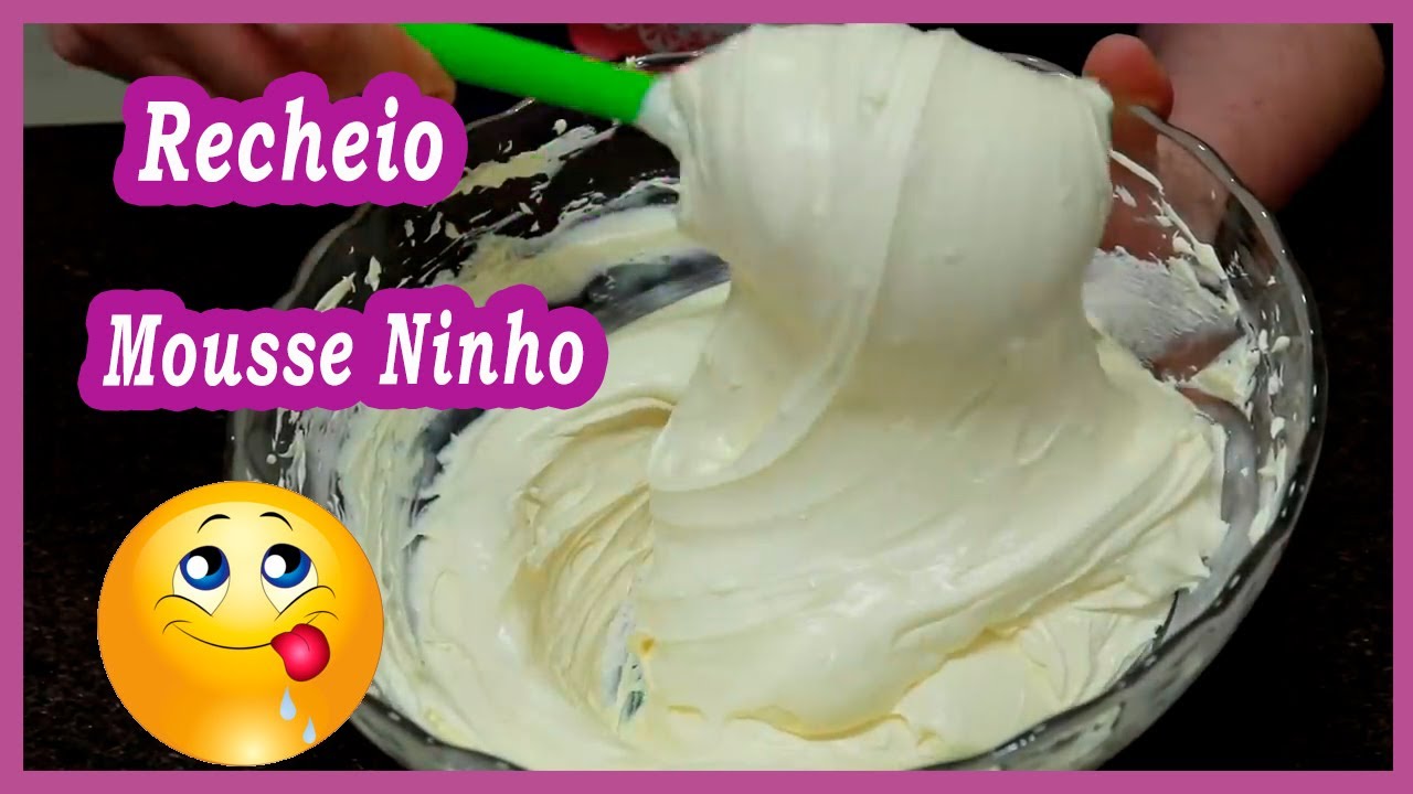 RECHEIO MOUSSE DE NINHO - pode ser usado também como cobertura 🤤😋