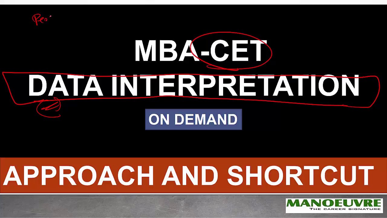 MBA-CET 2018 - DATA INTERPRETATION TIME AND MIND BLOGGING