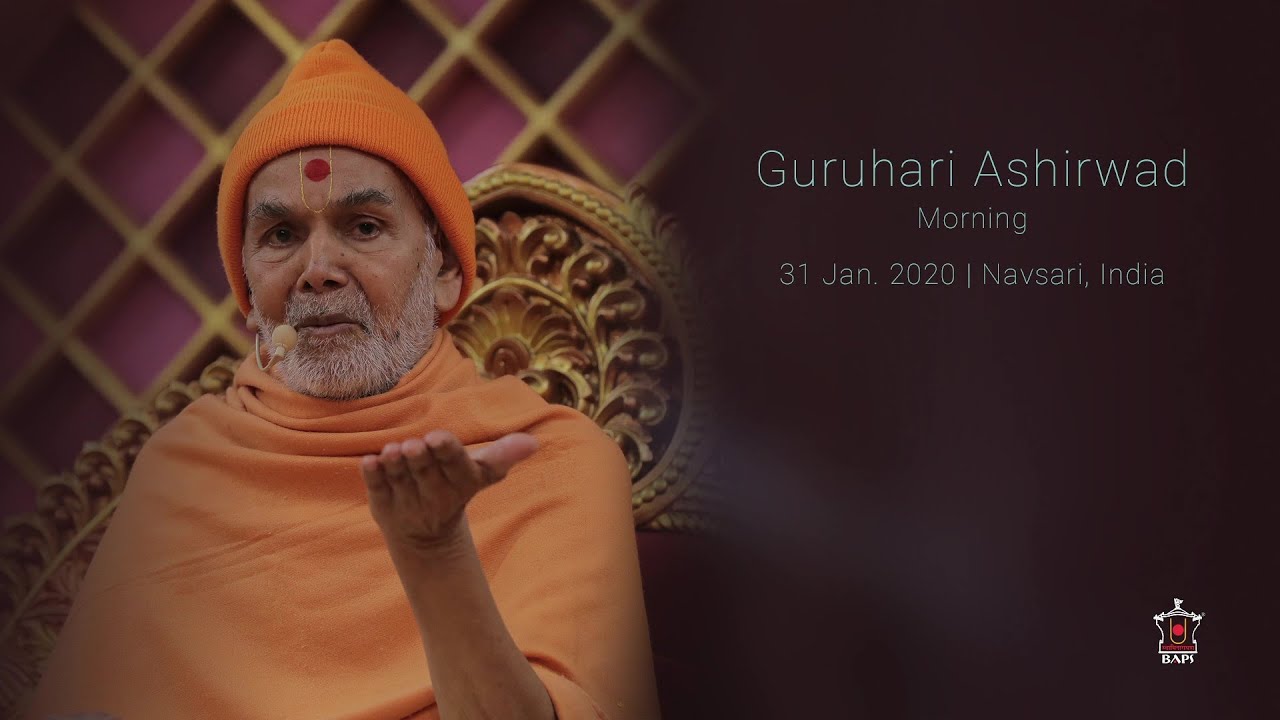 Guruhari Ashirwad, Vachanamrut Gadhada Madhya 46, 31 Jan 2020, Navsari, India