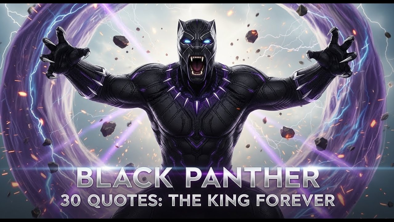 30 QUOTES BLACK PANTHER – “THE KING FOREVER” | Superhero Quotes