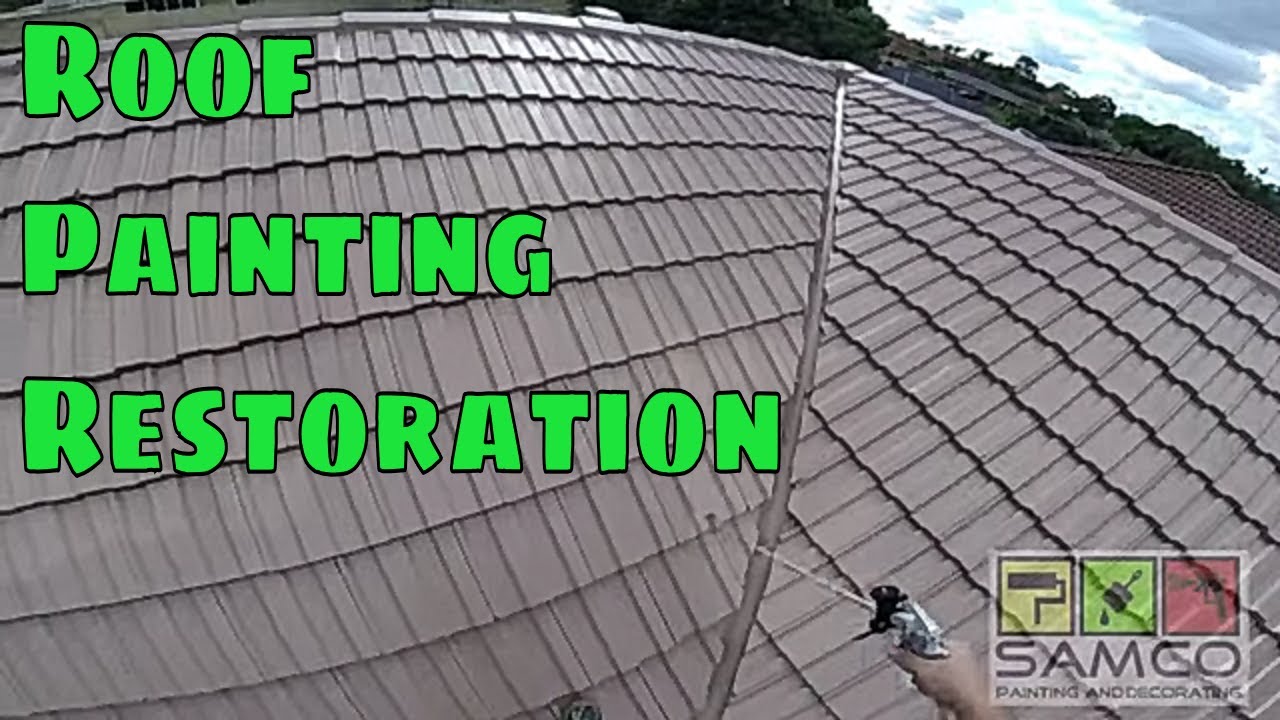 Painting Roof Restoration as pro