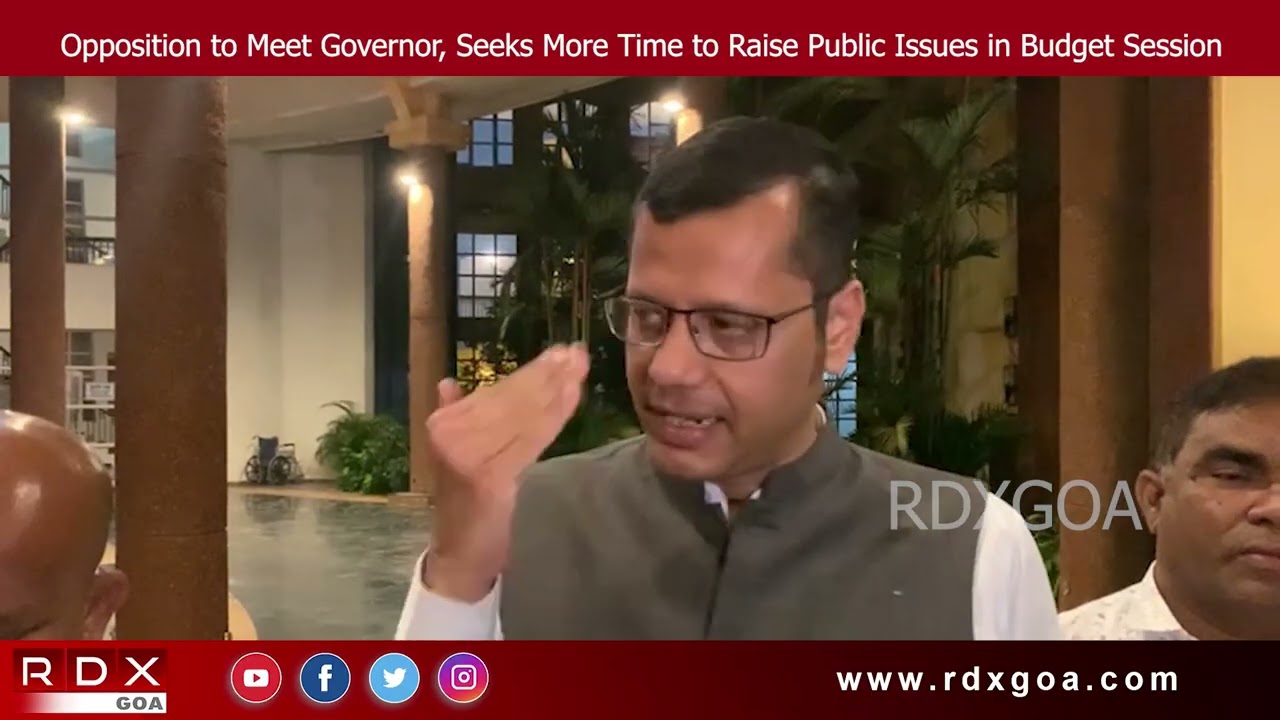 Opposition to Meet Governor, Seeks More Time to Raise Public Issues in Budget Session