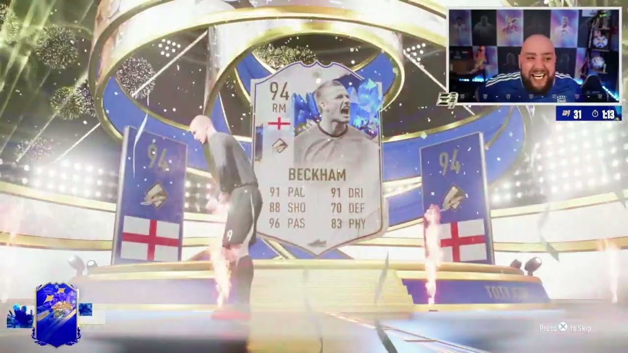 Bateson87 packs a Beckham TOTY Icon