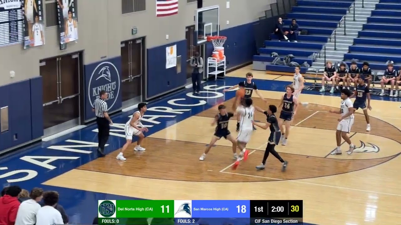 Del Norte High (CA) vs San Marcos High (CA) on February 4, 2026 Boys High School Basketball