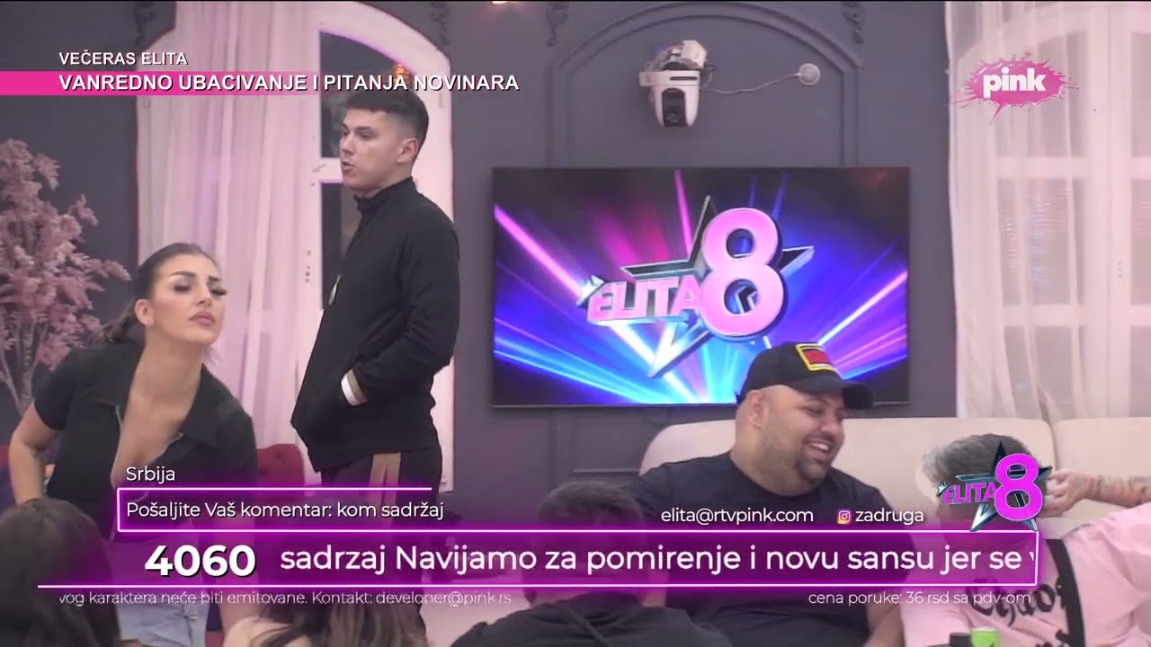 Elita 8: Ena roni suze jer Peja neće da bude sa njom - 04.04.2025.