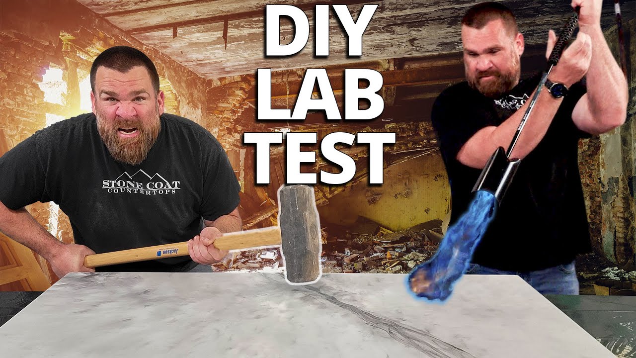 🔨Hillbilly Lab Test | How will it Hold Up? Clear Top Coats | Stone Coat Epoxy
