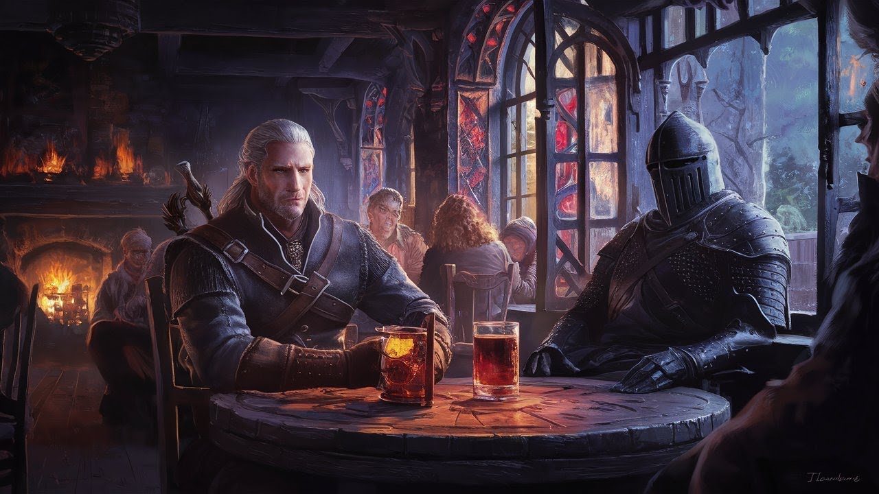 The Witcher 3: Celtic Melodies - Relaxing Medieval RPG Atmosphere 🎵🛡️ Harp & Tales
