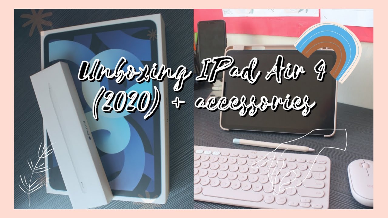 ✨Unboxing Sky Blue💙 IPad Air 4 (2020) + accessories | Malaysia