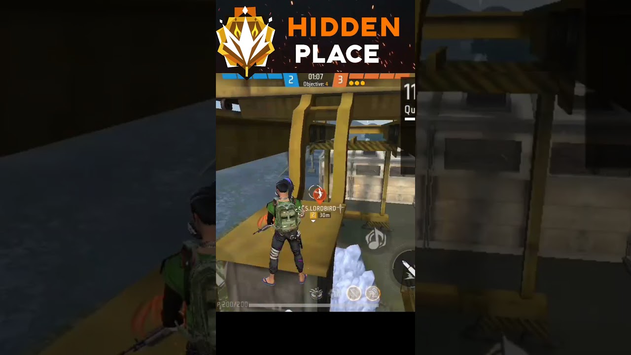 Cs rank hidden places || ff hidden place cs rank || free fire hidden trick || secret places in ff