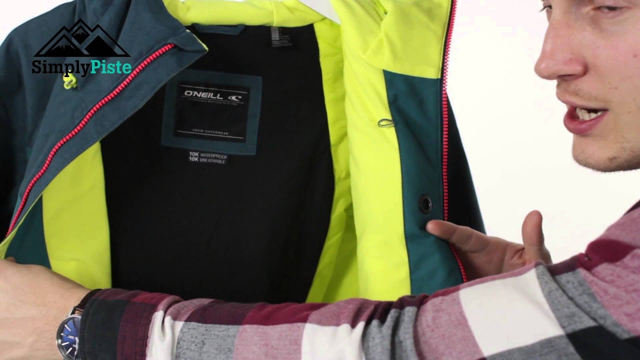 O'Neill Mens Cue Jacket Pacific - www.simplypiste.com