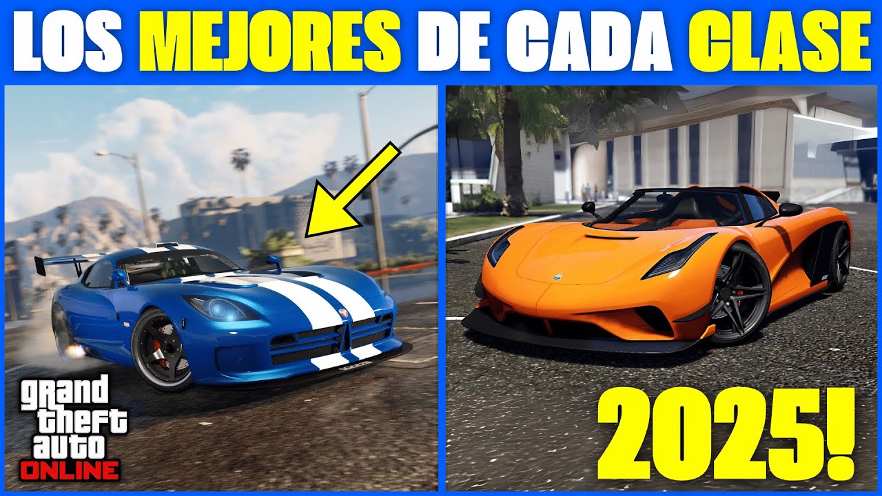 ¡Los MEJORES vehículos de CADA CLASE en GTA Online! (ACTUALIZADO 2025)