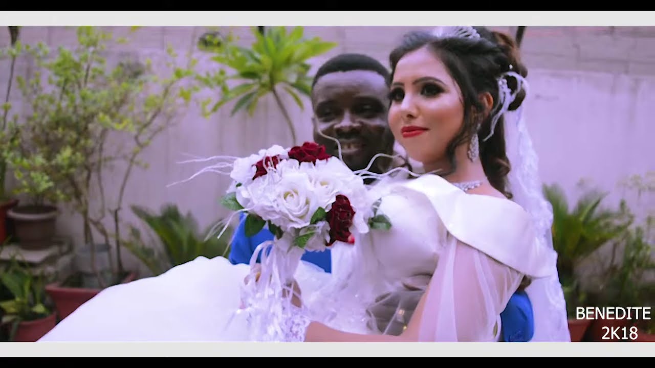 BEST AFROINDIA WEDDING IN  NEW DELHI. ROSE AND BENEDITE 2K18