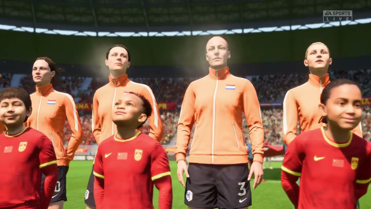 Jan 29, 2026 - China  vs Netherlands  - International Women's Football Friendly - FIFA 23 Gameplay