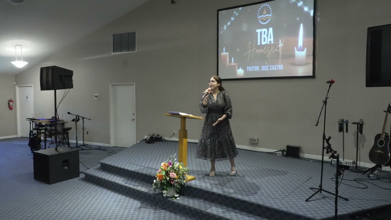 Deja que El Espiritu Santo Renueve tu mente,hna Ruth Baez,Templo La Biblia Abierta de Homestead.