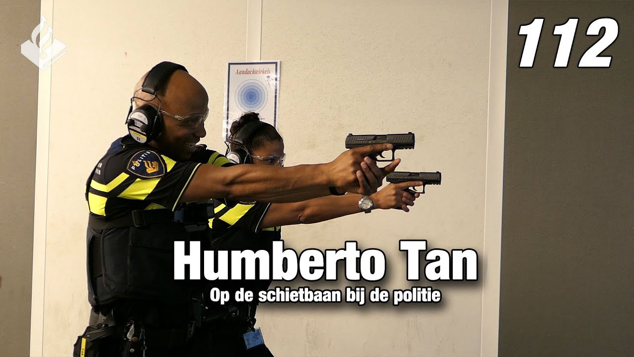 Humberto Tan, mee met de politie. Op de schietbaan 4K