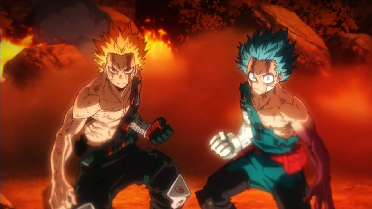 Midoriya e Bakugou vs Nine AMV