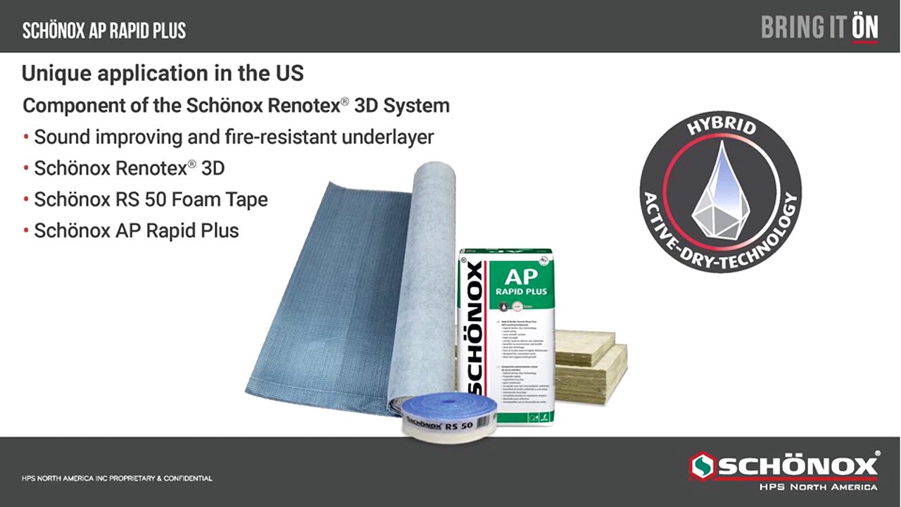 Schönox, HPS North America Product Webinar