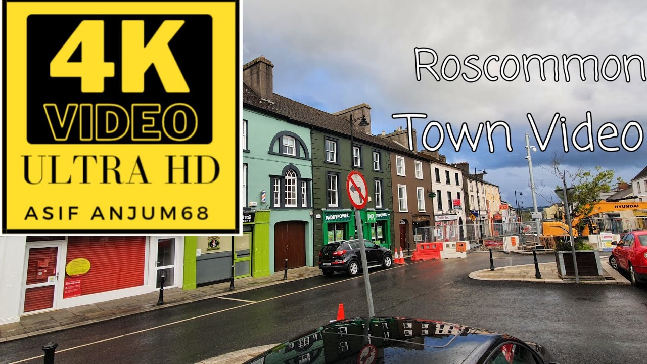Roscommon Town | Gopro Hero 9 Black Action  Camera | 4k Ultra HD - higher video bitrate,  part 2