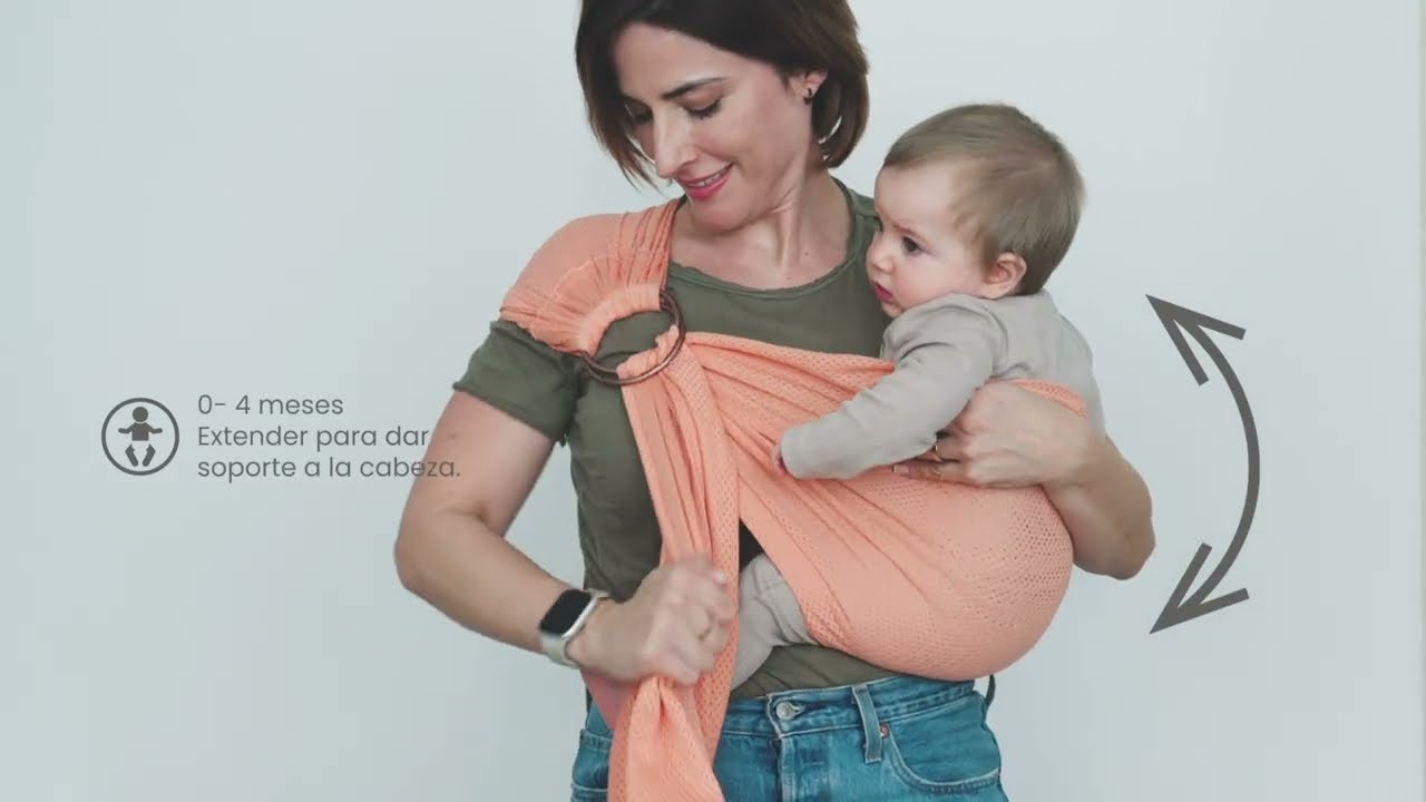Instrucciones Bandolera Portabebes Quokkababy - Aprende a colocarla de forma fácil y sencilla