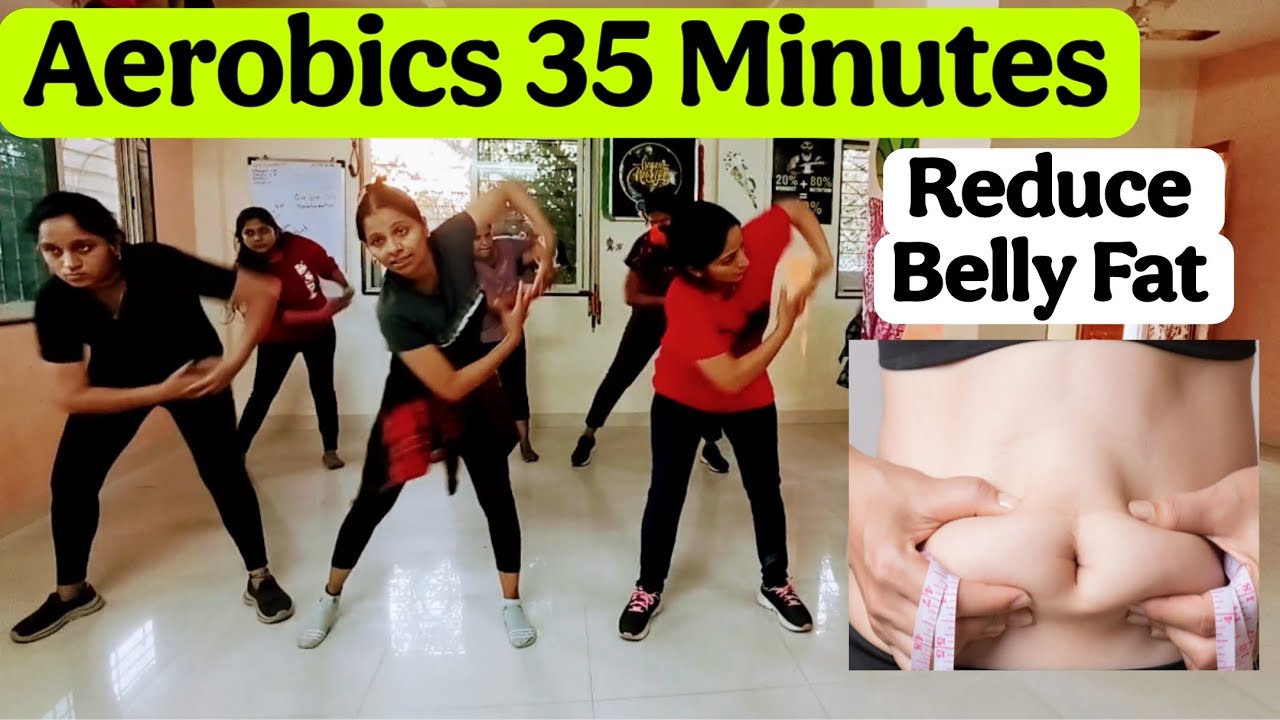 35 Minutes Aerobics for reduce Belly Fat. Easy Steps for 35 + Womens. Do it in your home 🏠 
