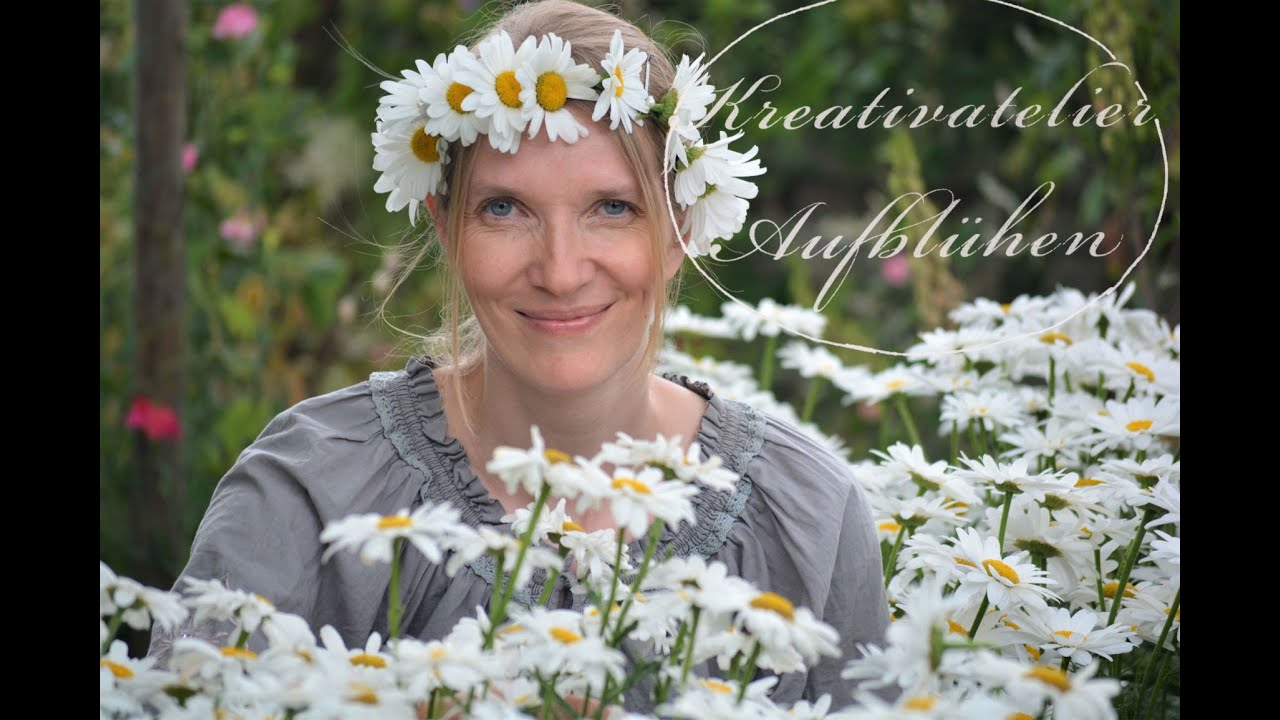 RUNDGANG Blumenfarm/Cottage Garten Ende Juli PLUS DIY-Dekoidee MARGERITENKRANZ